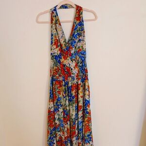 Kenar Multicolor Floral Maxi Dress